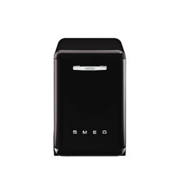 Smeg DF6FABBL Retro Freestanding Dishwasher, Black